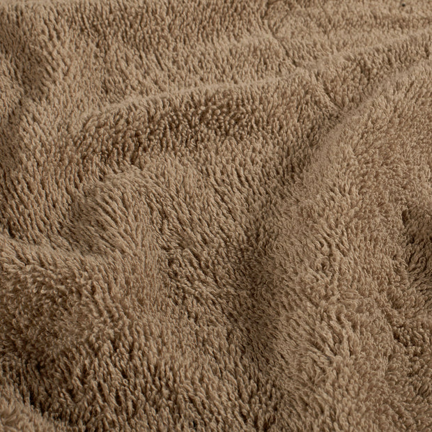 Terry Towelling fabric Unicolour Camel