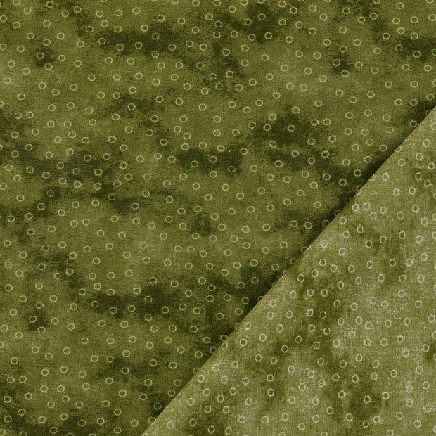 Cotton Poplin fabric Olive Green 