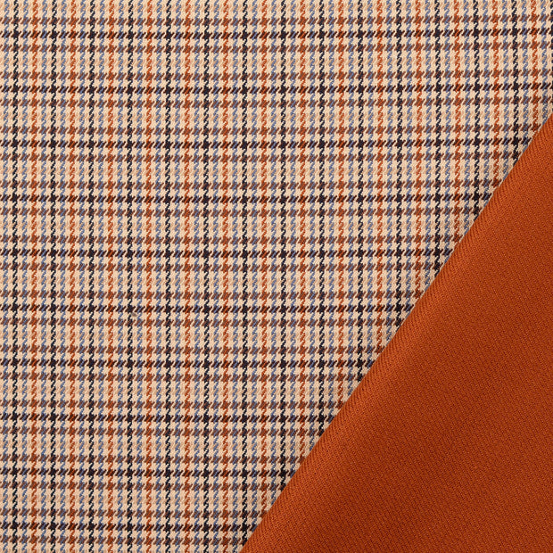 Viscose Poplin fabric Bronze backed 