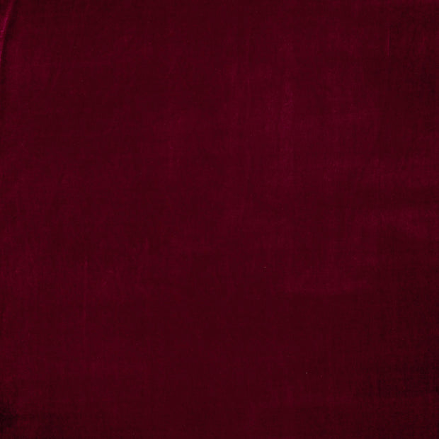 Velvet fabric Wine red slightly shiny 