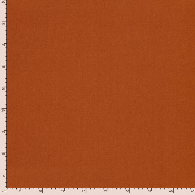 Canvas fabric Unicolour Brique