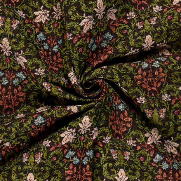 Gobelin fabric Black jacquard 