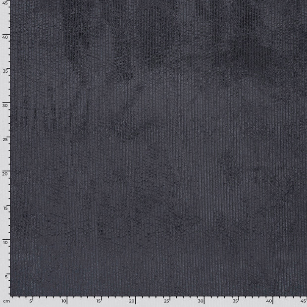 Corduroy 4.5w fabric Unicolour Dark Grey