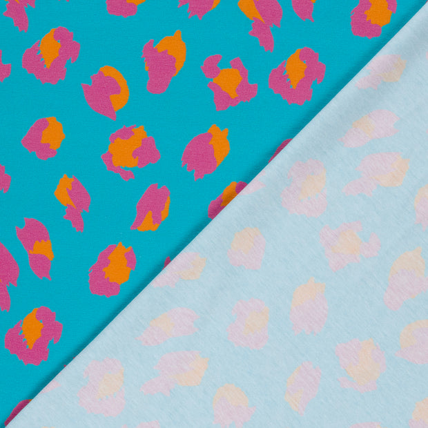 Jersey fabric Panther digital printed 