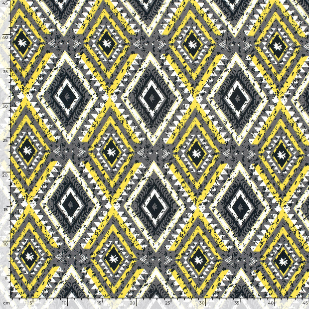 Viscose Jersey fabric Abstract Grey