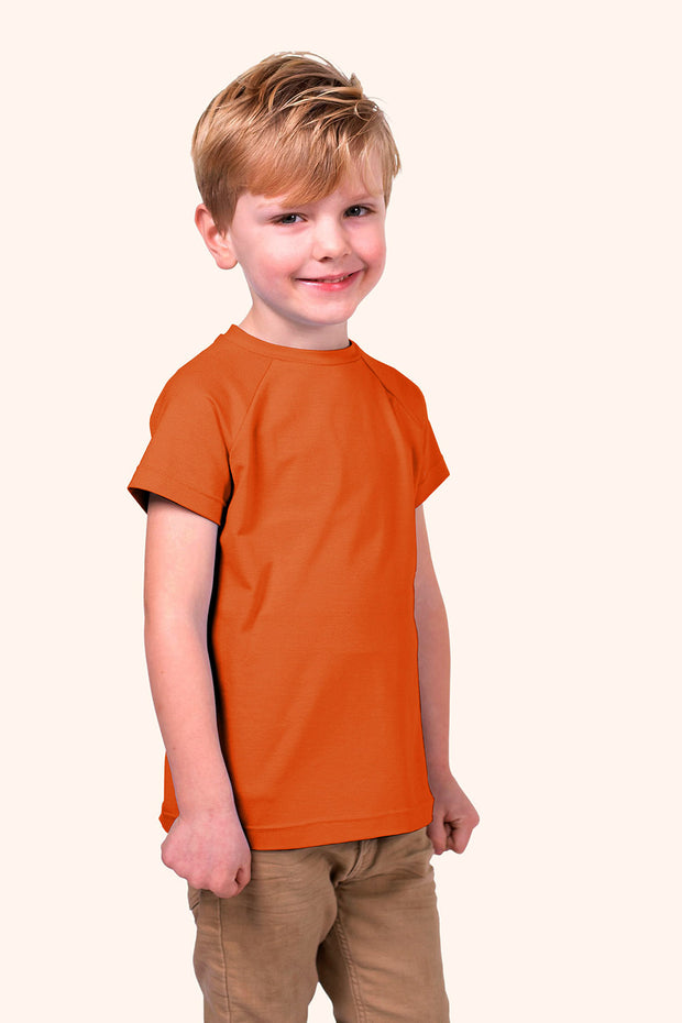 Jersey fabric Unicolour Orange