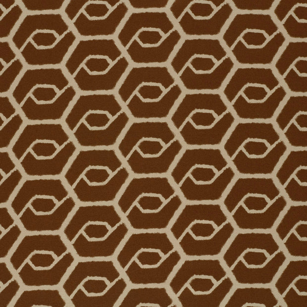 Punta di Roma fabric Brown matte 