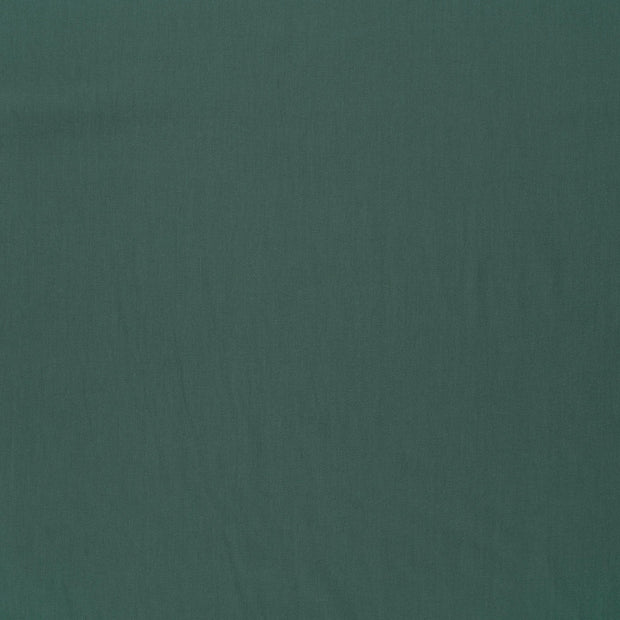 Cotton Poplin GOTS organic fabric Dark Green matte 