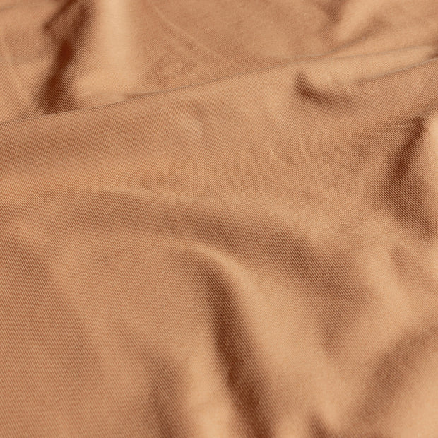 Cotton Jersey GOTS organic fabric Unicolour Salmon