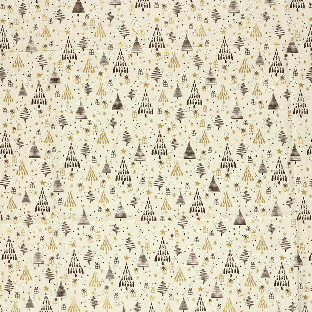 Cotton Poplin fabric Off White 