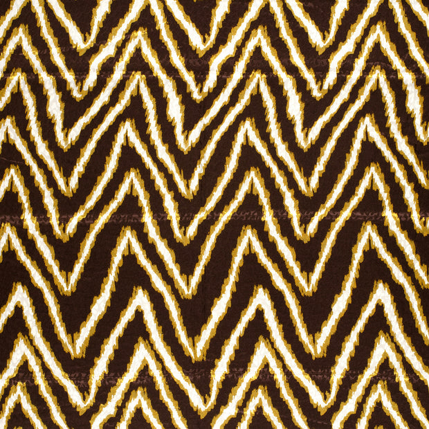Satin Jacquard fabric Dark Brown slightly shiny 