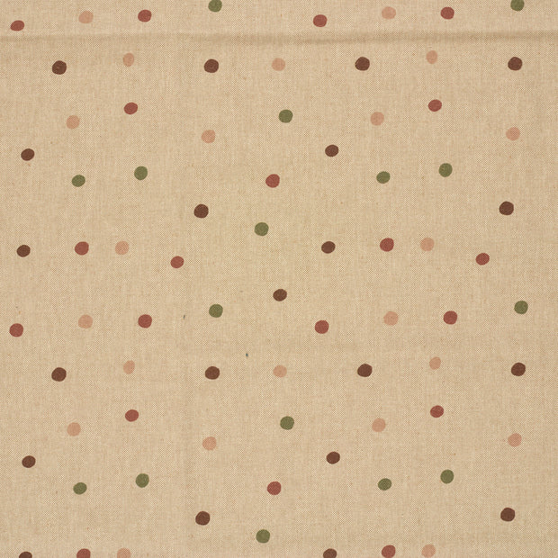 Linen Look fabric Beige matte 