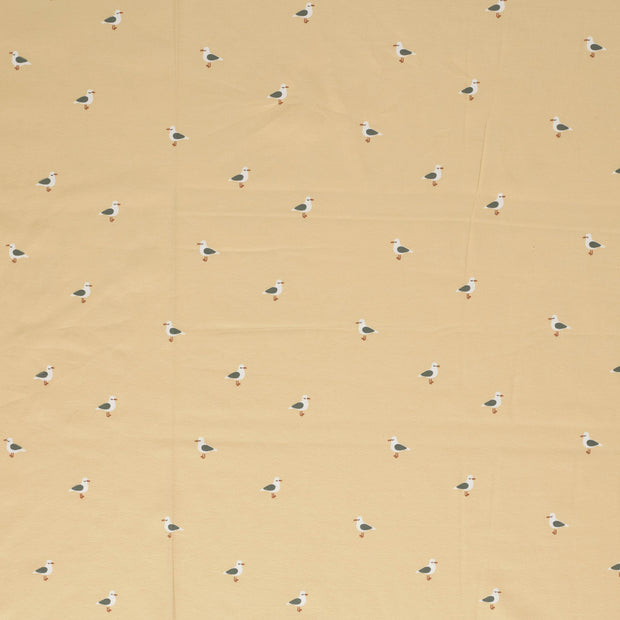 Jersey fabric Beige soft 