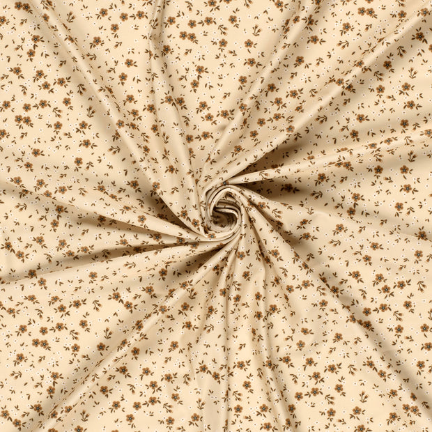 Swimwear Jersey UPF50 Recycled fabric Beige digital printed 