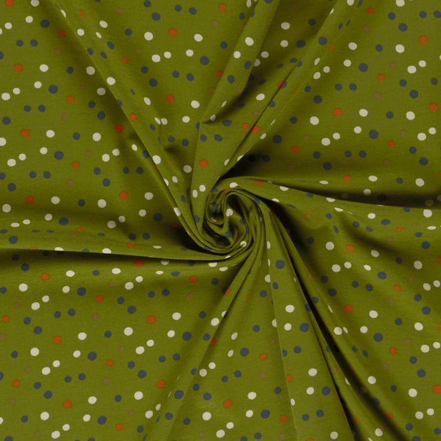 Jerséis tela Verde estampado 