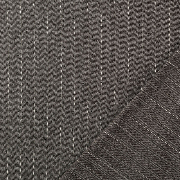 Poly Viscose Jersey fabrik Grau dew drops 