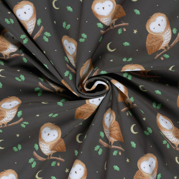 Softshell fabric Indigo digital printed 