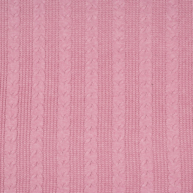 Heavy Knit tissu Rose clair 