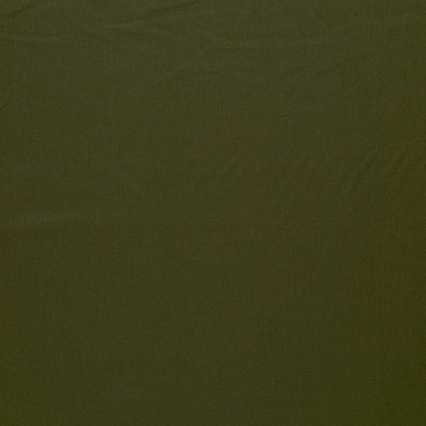 Woven Viscose Linen fabric Khaki Green matte 