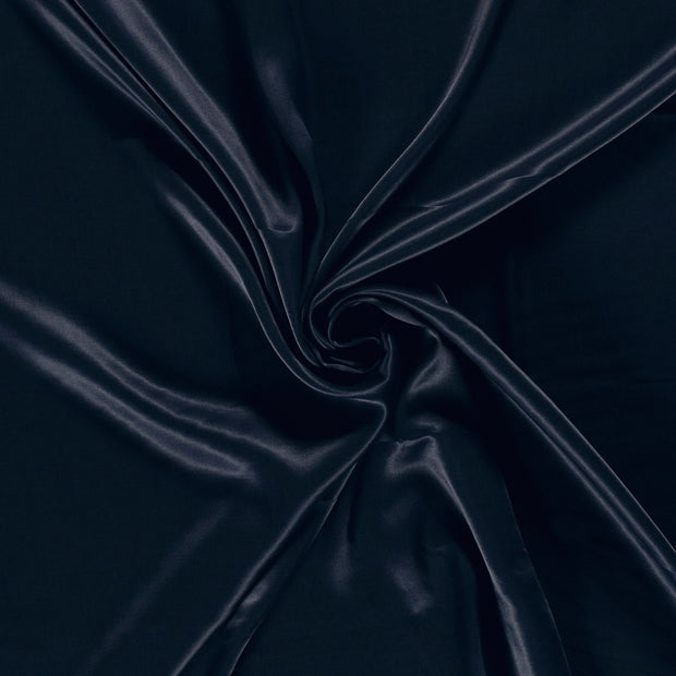 Viscose Satin fabric Navy 