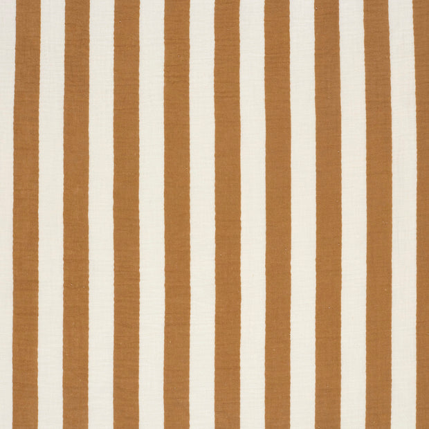 Muslin fabric Brique matte 