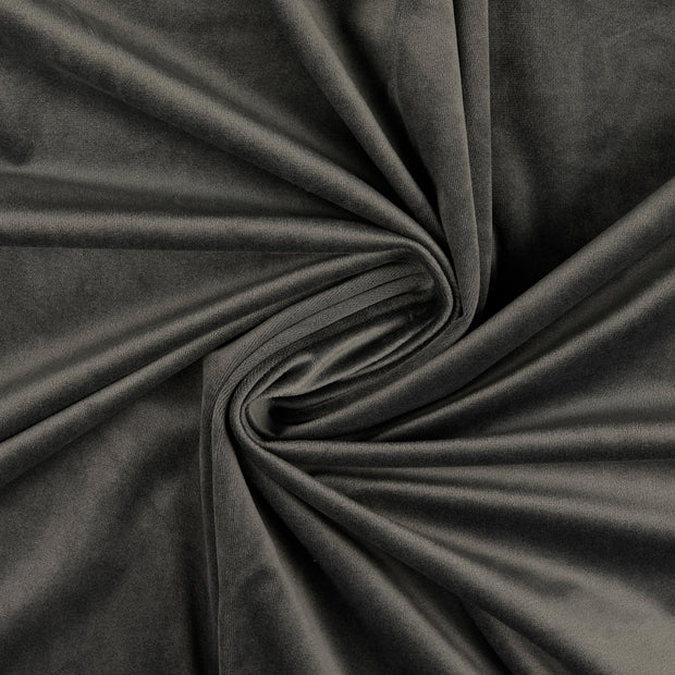 Velours fabric Grey 