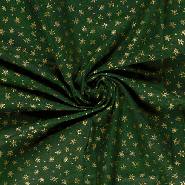 Cretonne fabric Forest Green 