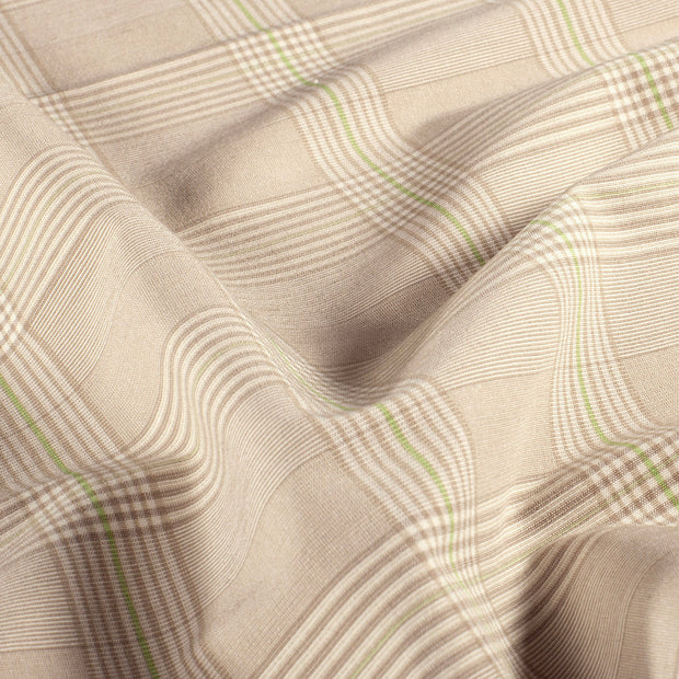 Bengaline fabric Abstract Beige
