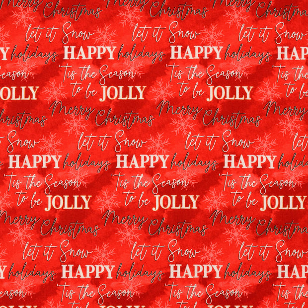  fabric Christmas Red