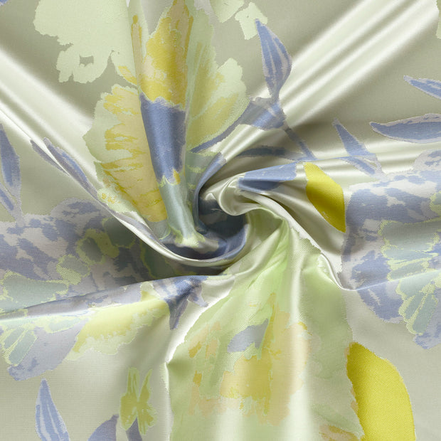 Jacquard fabrik Lime Grün garngefärbt 