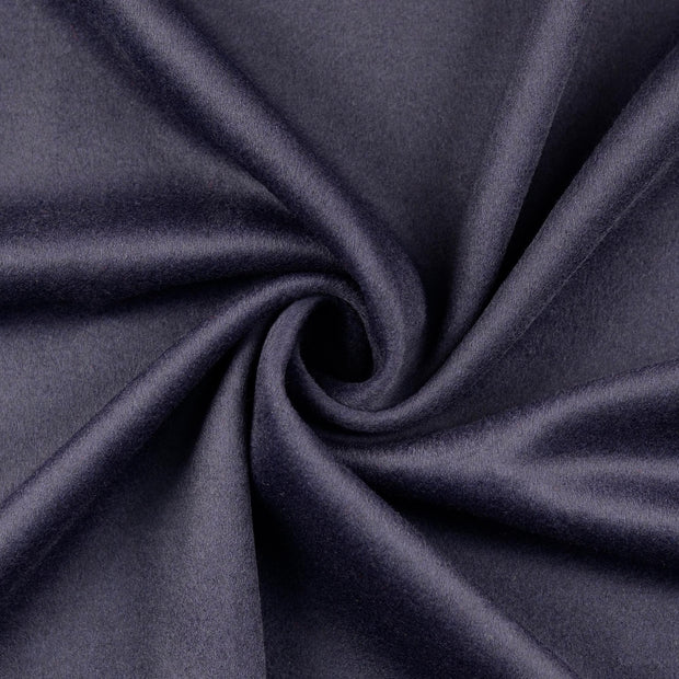 Wool Boucle fabric Navy 