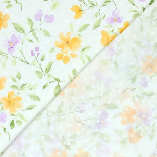  tissu fleurs imprimé numérique 