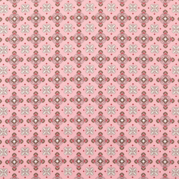 Cretonne fabric Ornaments Light Pink