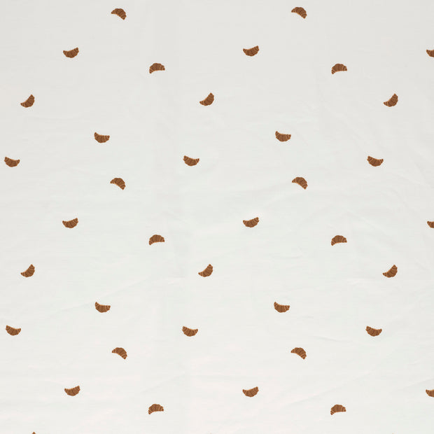 Jersey tissu Blanc cassé doux 