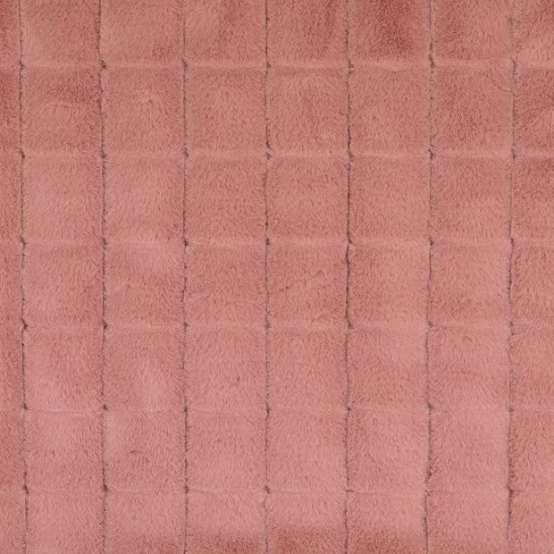 Fake Fur fabric Unicolour Old Pink