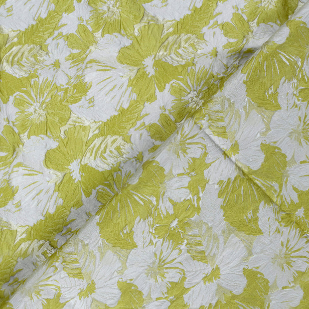 Jacquard tela Flores teñido con hilo 