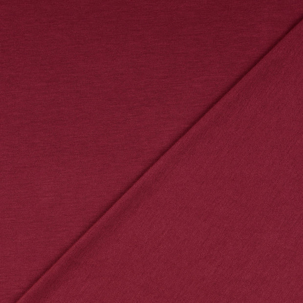 Viscose Jersey fabrik Bordeauxrot 
