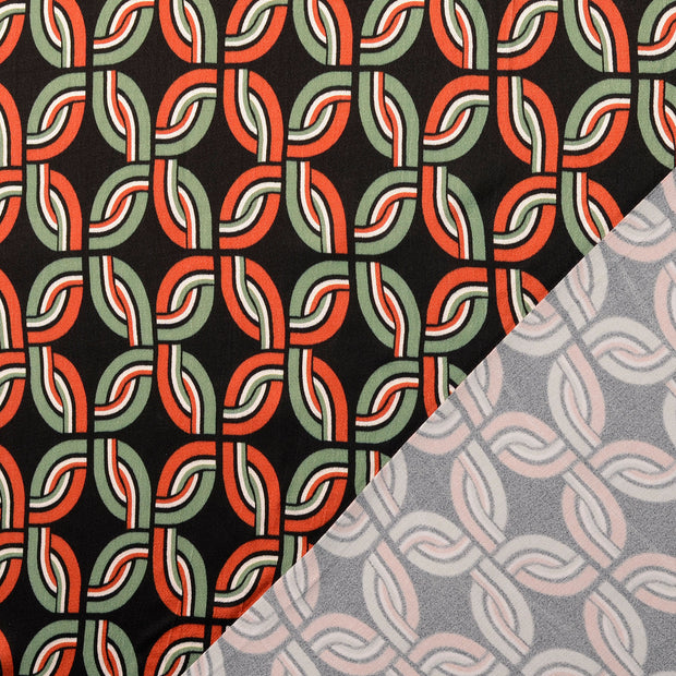 Viscose Satin fabric Multicolor digital printed 