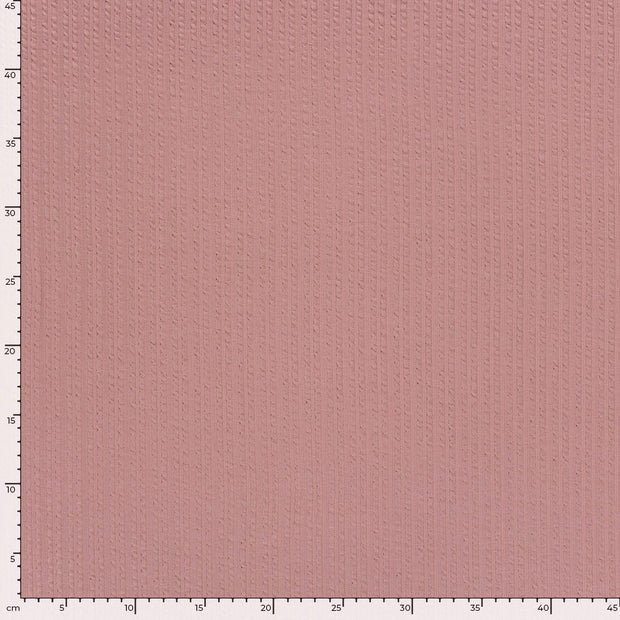 Rib Jacquard fabric Unicolour Light Mauve