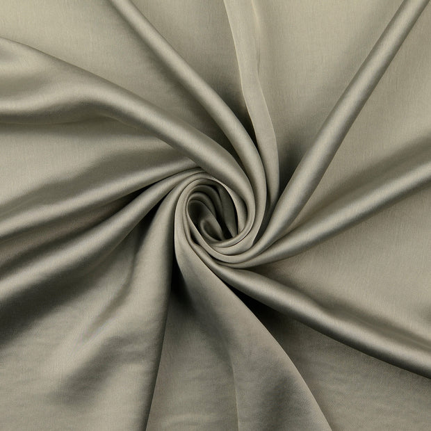 Satin fabric Light Grey 
