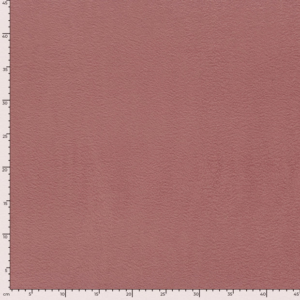 Polar Fleece fabric Unicolour Old Pink