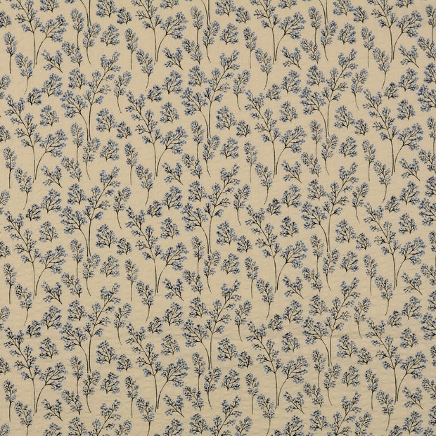 Seersucker tissu fleurs 