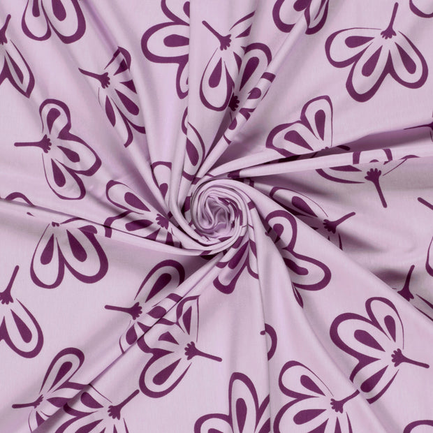 Jersey fabric Lila printed 