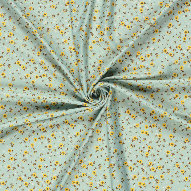 Swimwear Jersey UPF50 Recycled fabric Mint digital printed 