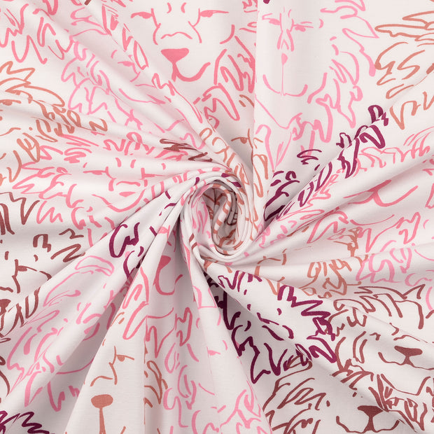 Cotton Jersey fabric Light Pink 