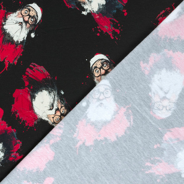 French Terry fabric Christmas printed 