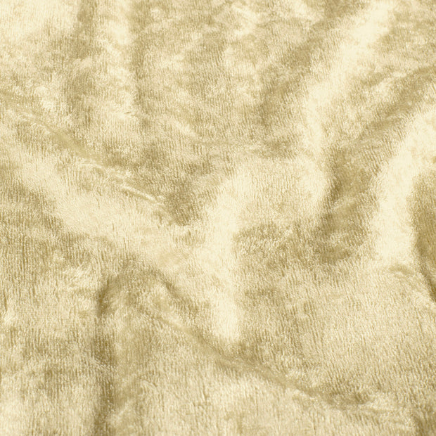 Velours fabric Unicolour Beige