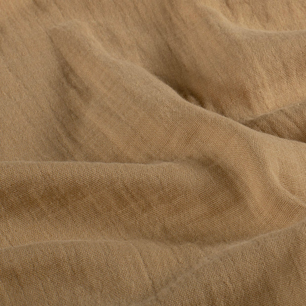 Muslin fabric Unicolour Camel