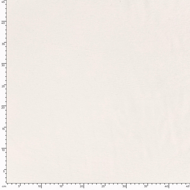 Terry Crepe fabric Unicolour Off White