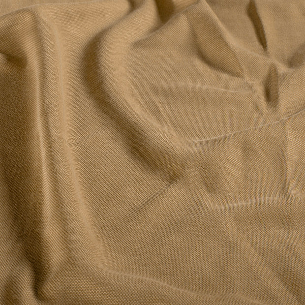 Piqué fabric Abstract Camel